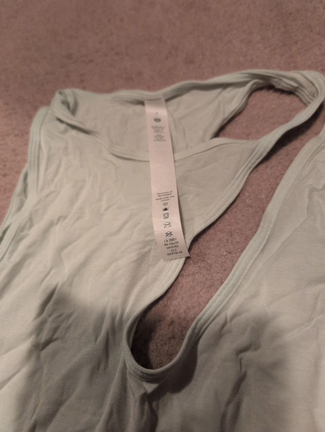 Lululemon Light Yellow Tank Top - photo 2