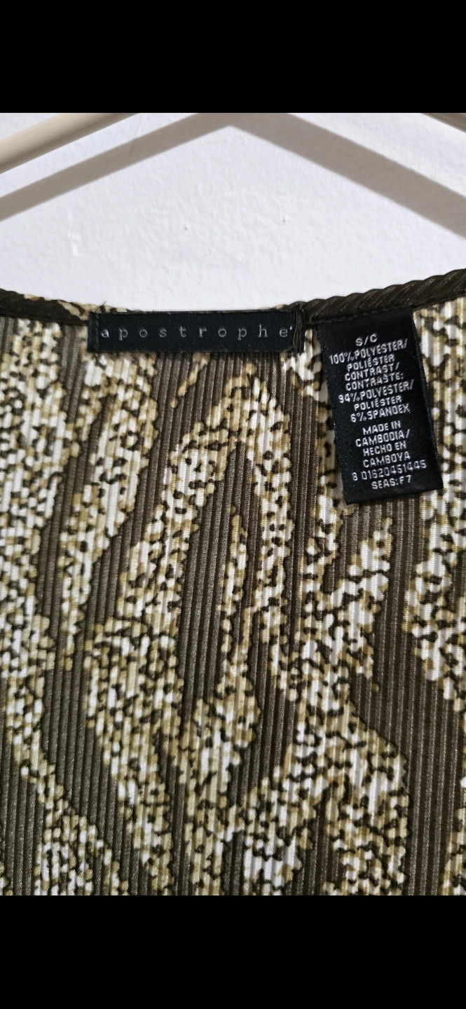 Apostrophe Women's Zebra Print Blouse with Ring - photo 2