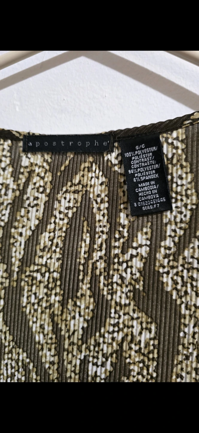 Apostrophe Women's Zebra Print Blouse with Ring - photo 4