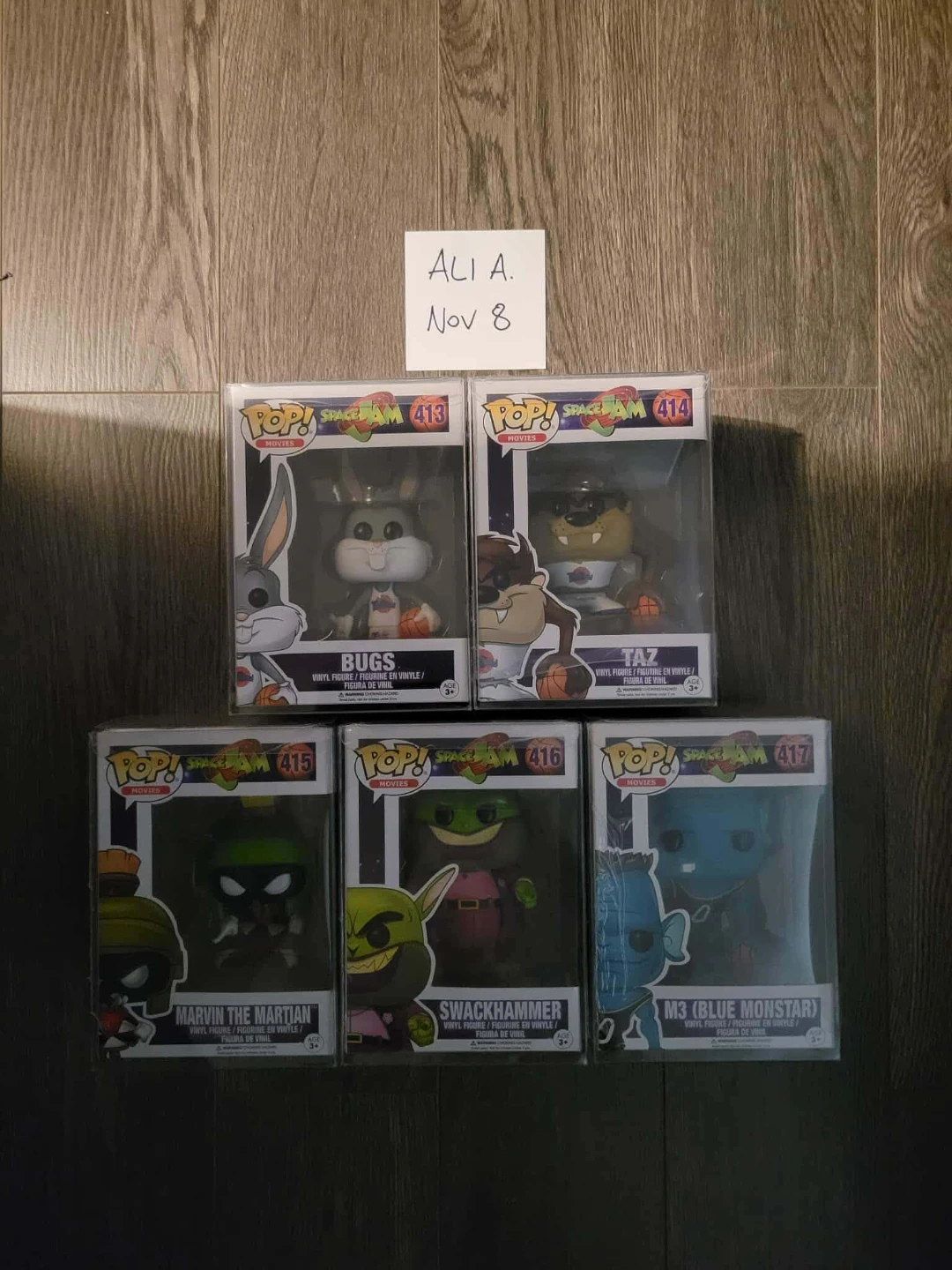 Funko Pop! Space Jam (Bugs, Taz, Marvin, Swackhammer, M3)