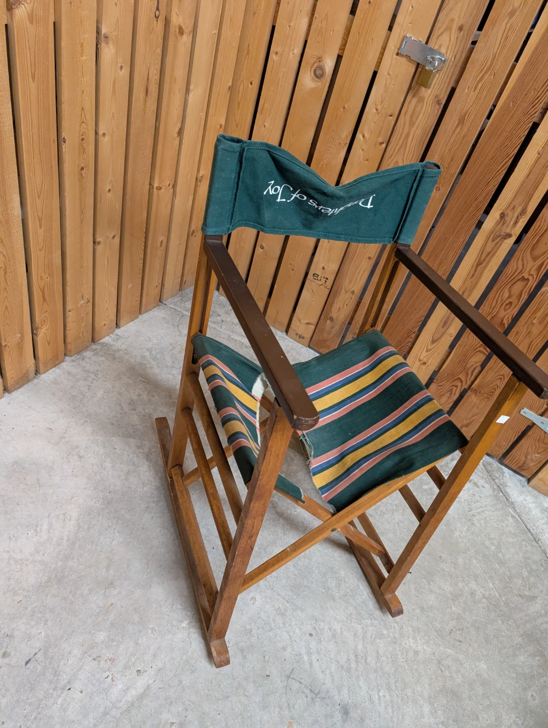 Antique folding director's chair 🧡