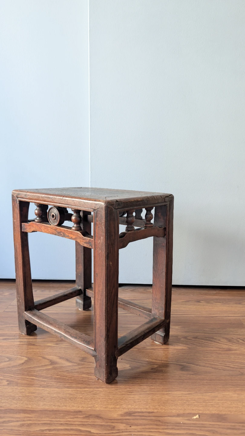 Antique Wooden Stool - photo 3