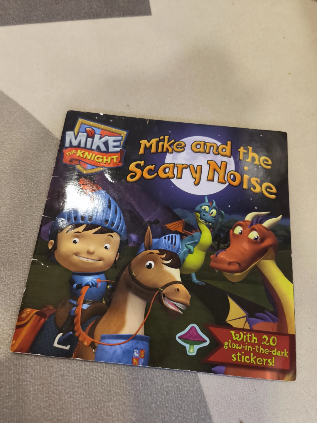 Mike the Knight Mike and the Scary Noise Book with Stickers. 🥕