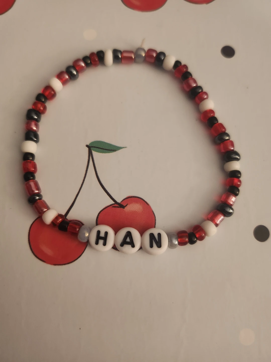 Handmade Beaded Bracelets with STRAY KIDS Member Names - photo 5
