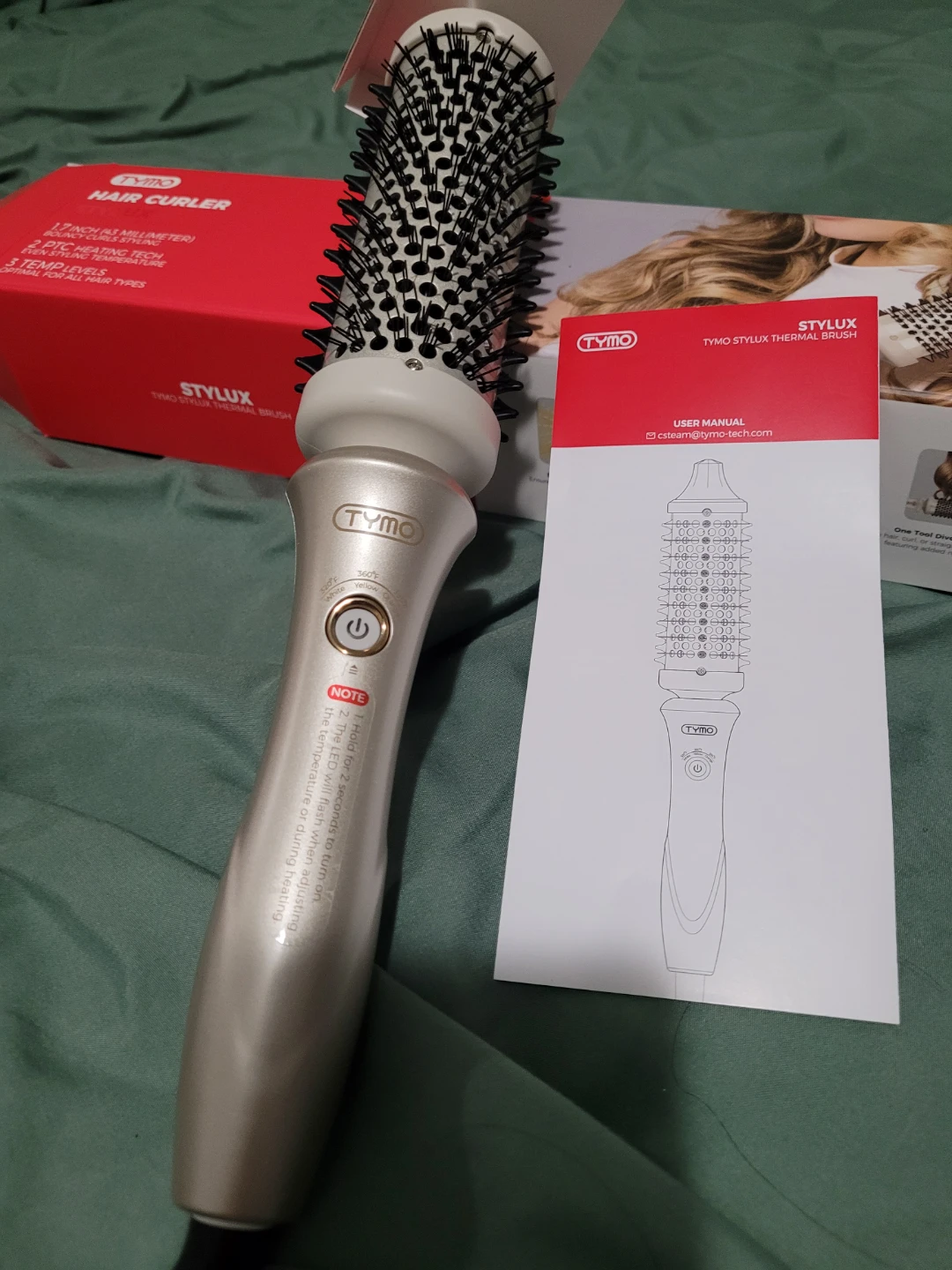 TYMO STYLUX 1.7 inch Hair Curler Brush