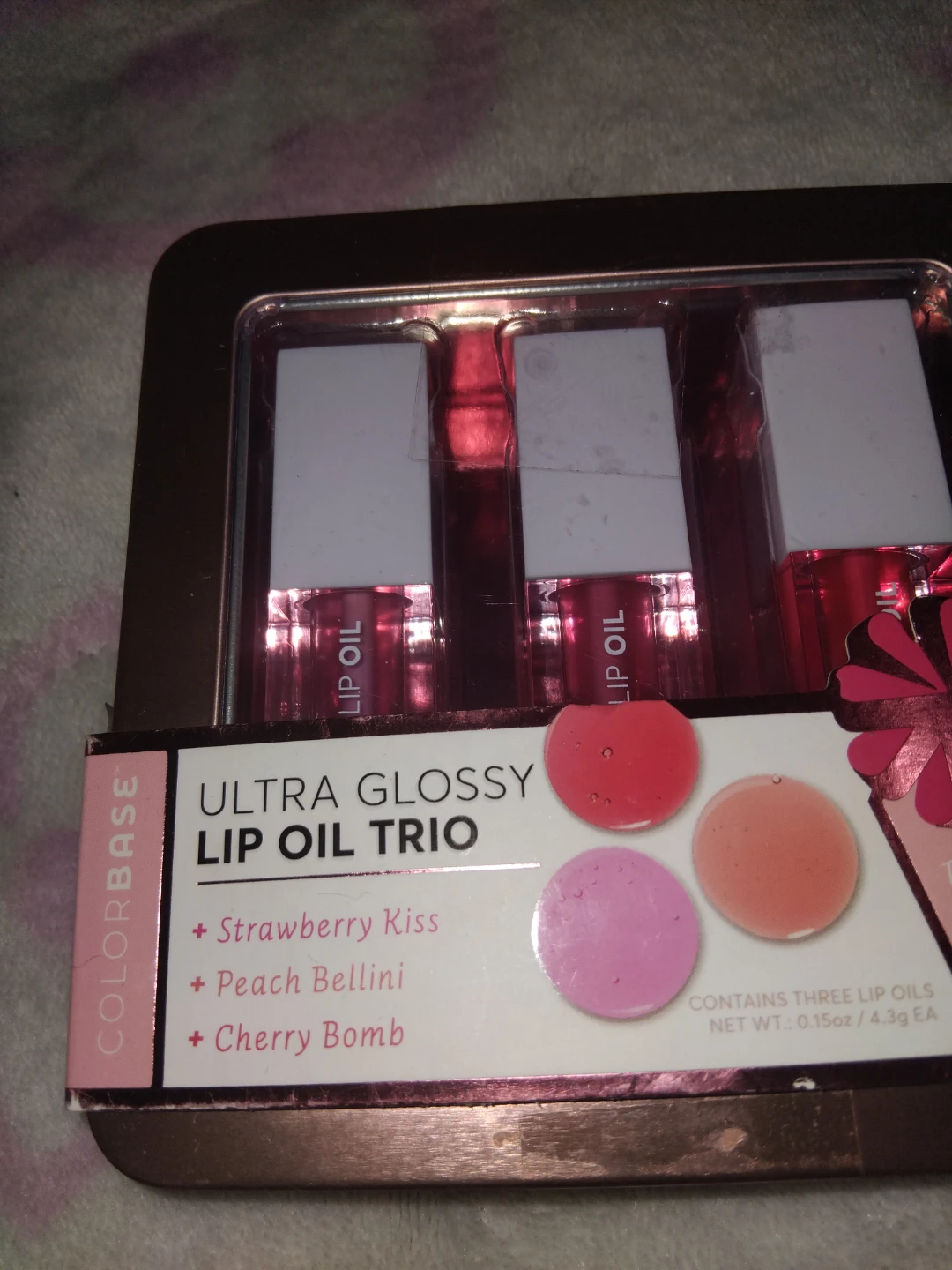 COLORBASE Ultra Glossy Lip Oil Trio