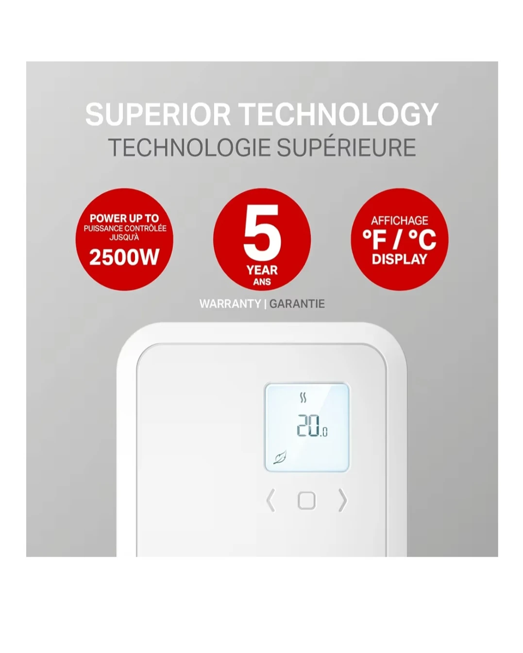 Stelpro Non-Programmable White (ST252NP - 2500W) - photo 3