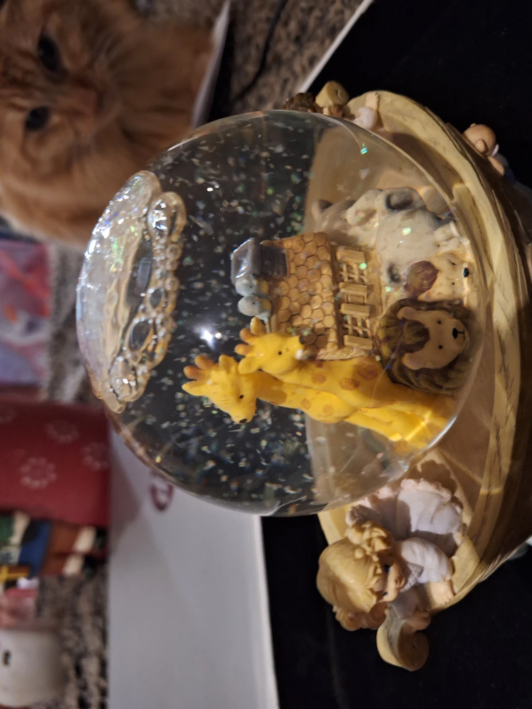 Carlton Cards Noah's Ark Snow Globe