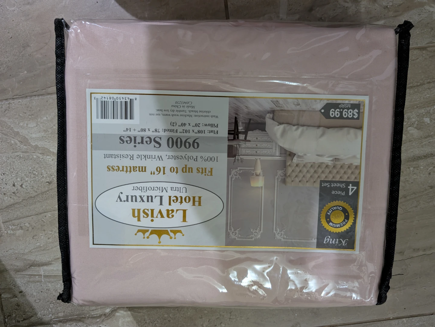 Lavish Hotel Luxury 9900 Series King Size Sheet Set