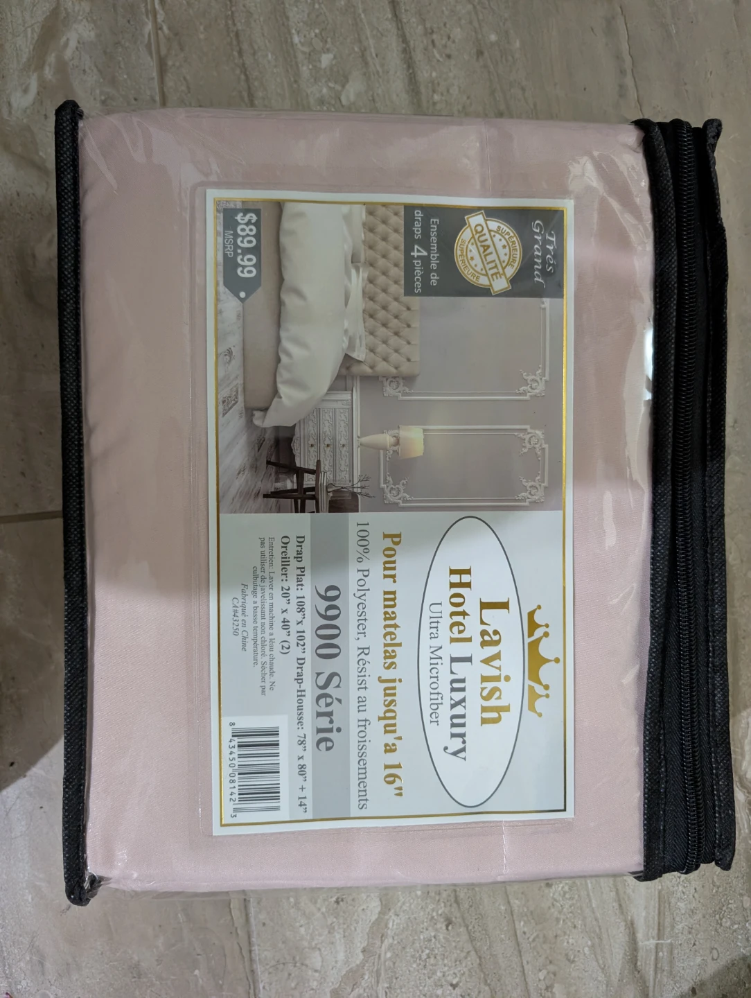 Lavish Hotel Luxury 9900 Series King Size Sheet Set - photo 2