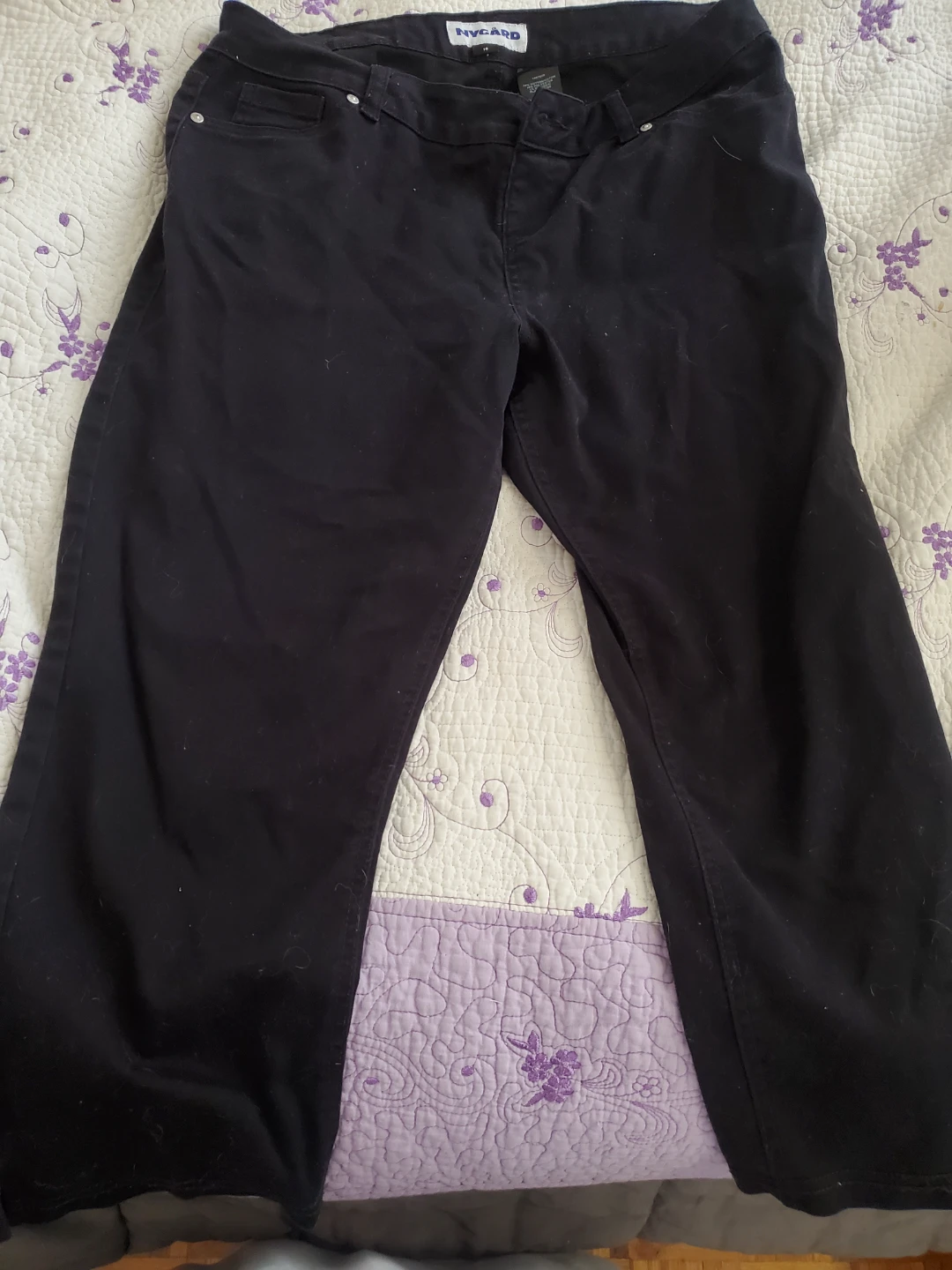 Nygård Black Pants Size 16