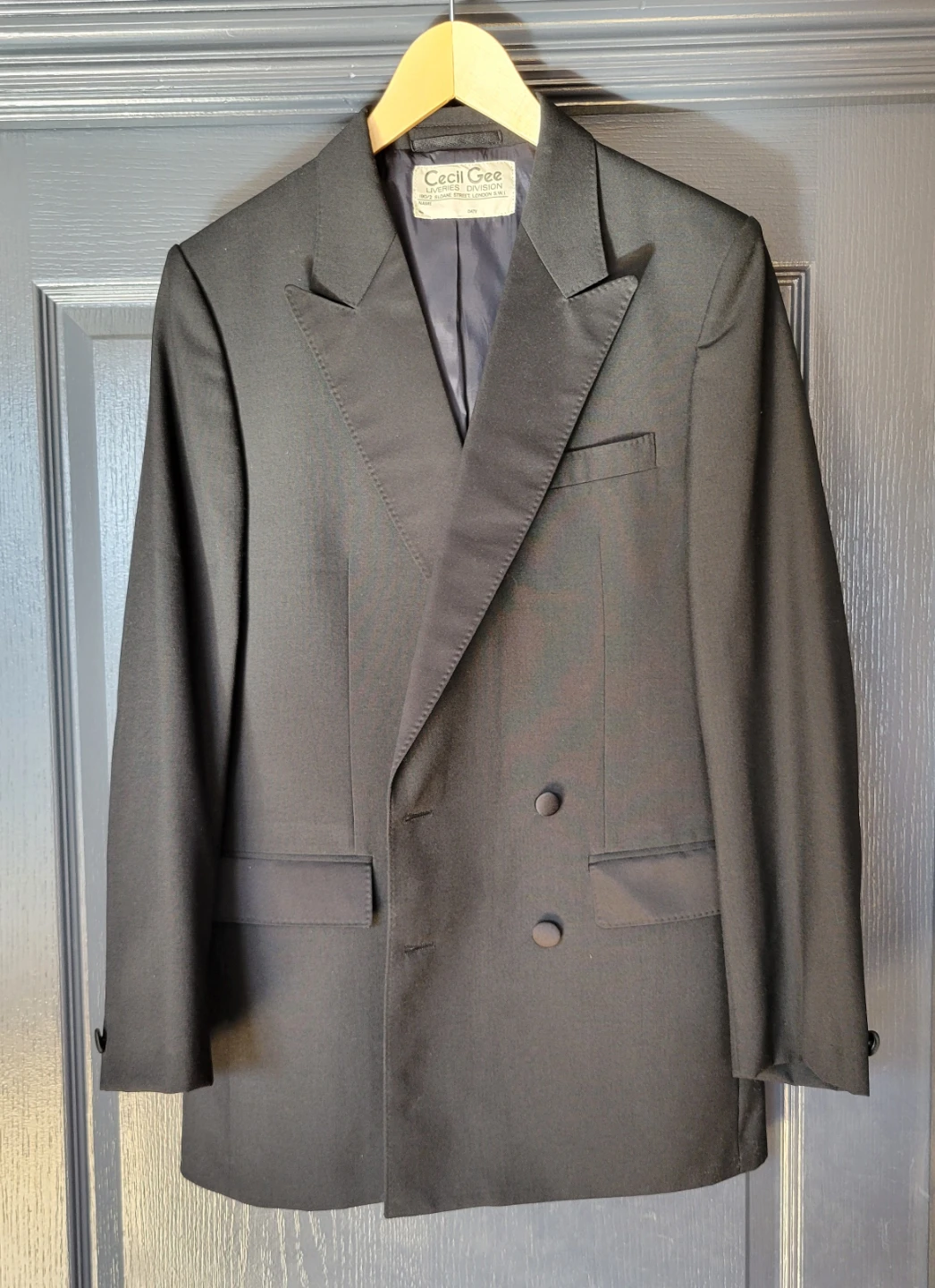 Vintage Cecil Gee 90's Tuxedo Jacket Blazer Mens 36"/38"