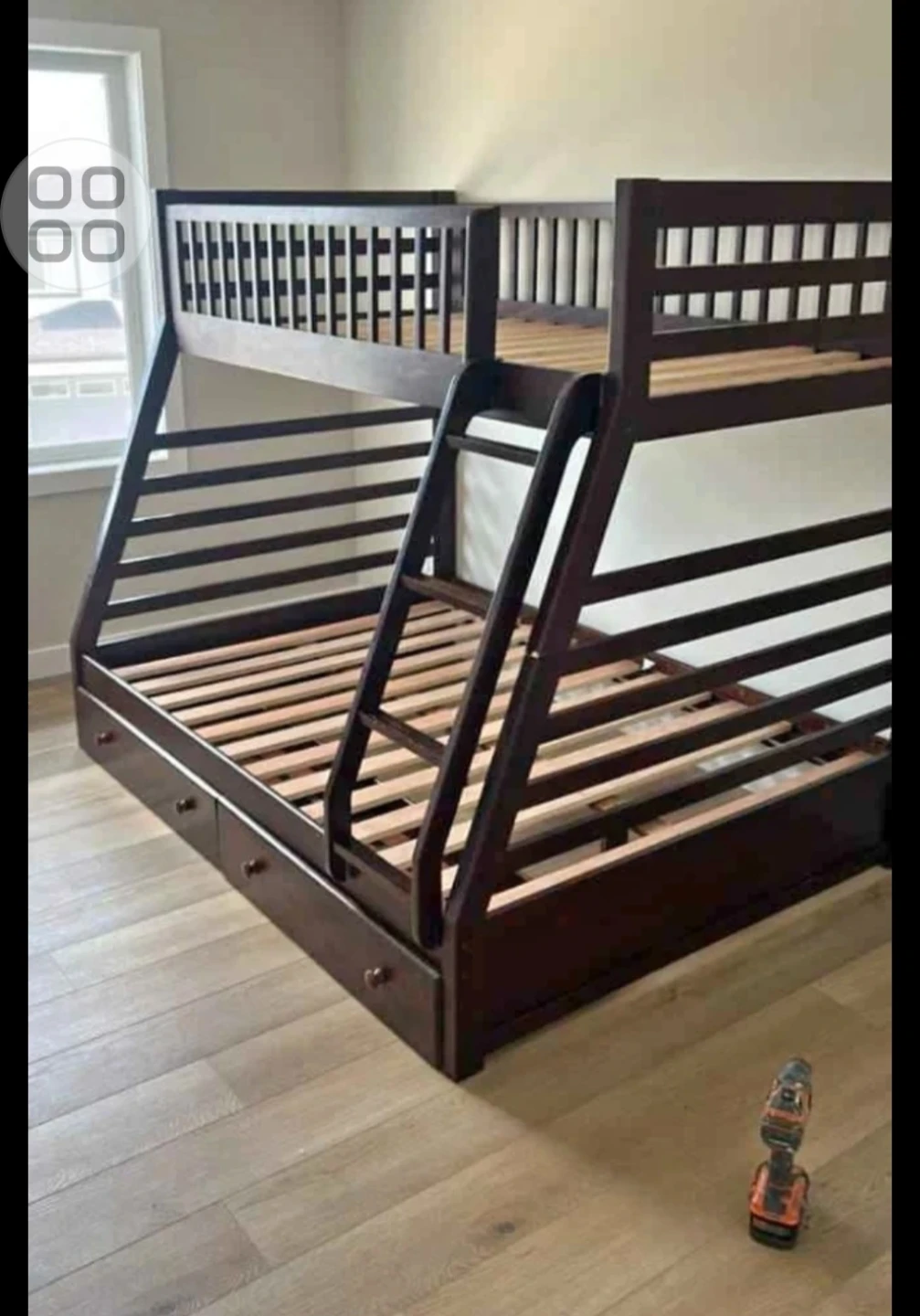 Bunk bed with ladder
