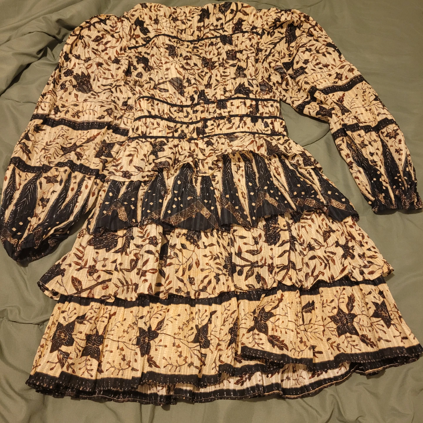 Ulla Johnson Pre-Fall 2022 Tiered Ruffle Dress small - photo 2