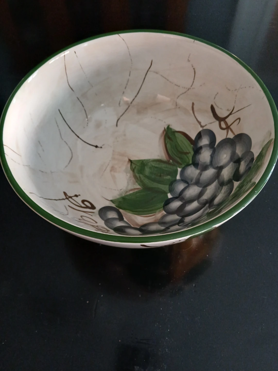 Grape print Salad or Fruit bowl Bowl - photo 4