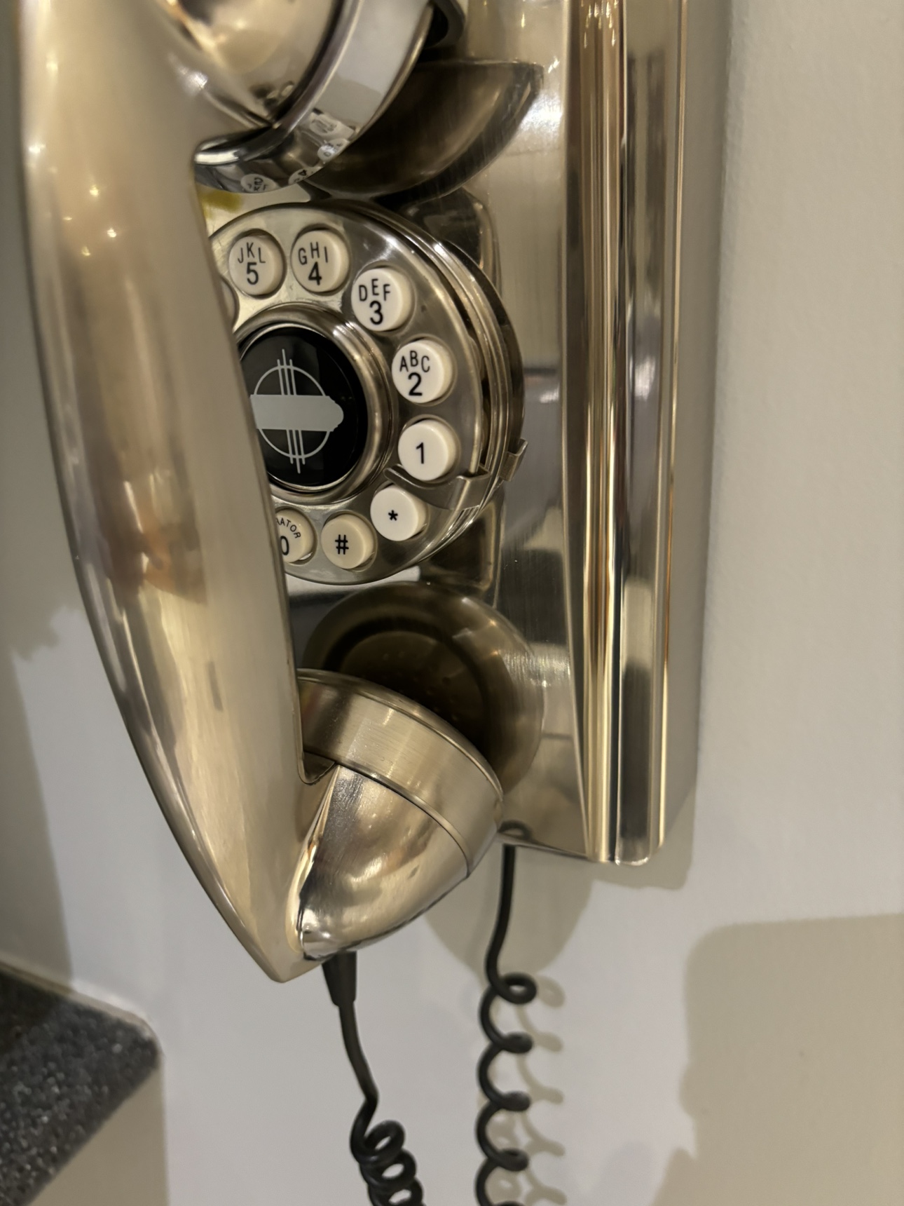 Silver land line phone - photo 2