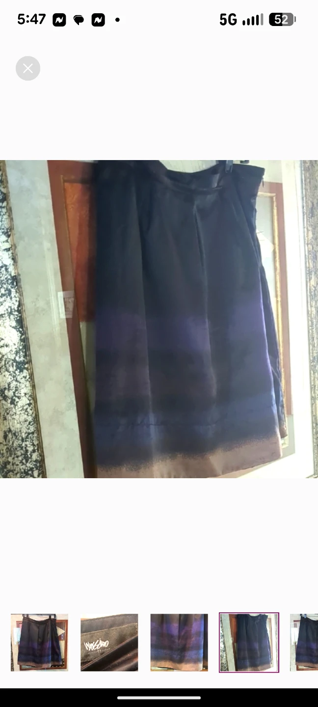 Moschino Black Knee-Length A-Line Skirt - photo 5