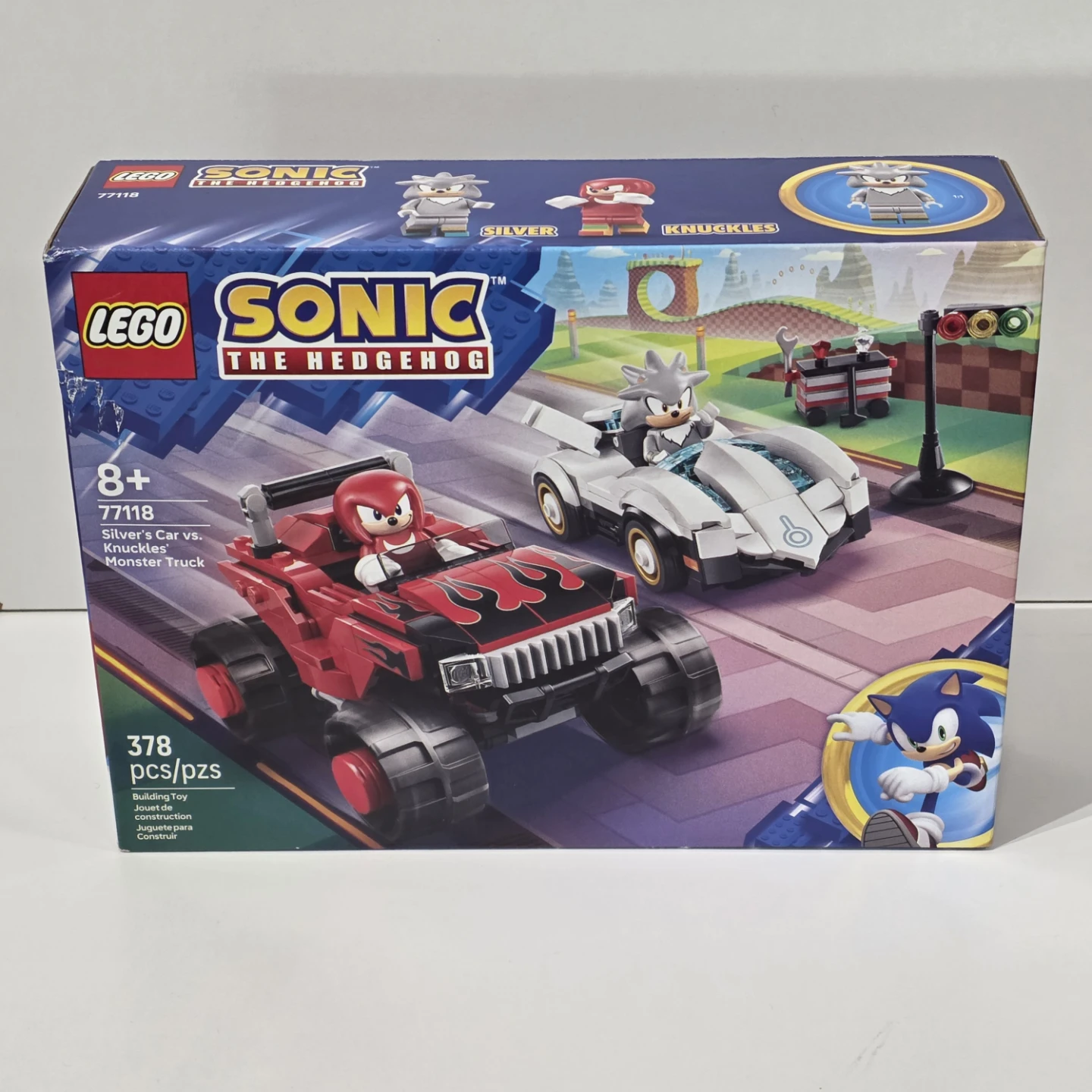 LEGO Sonic the Hedgehog s Car vs. Knuckles'  Truck 77118
