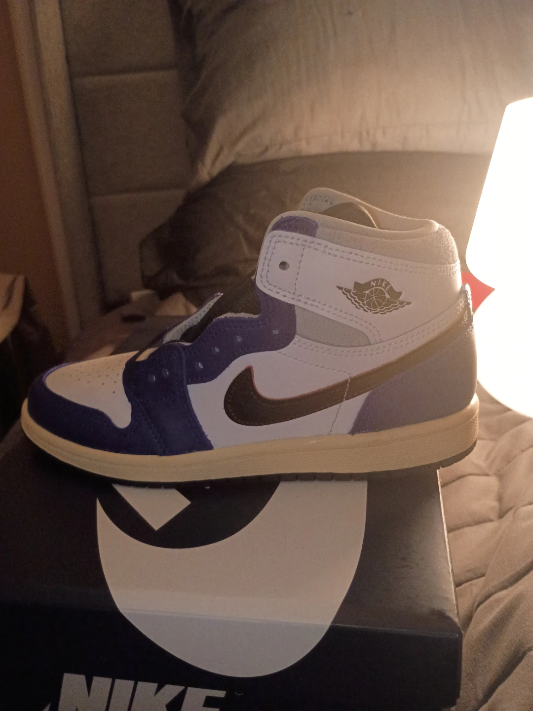 Air Jordan 1 High "Court Purple" Sneakers