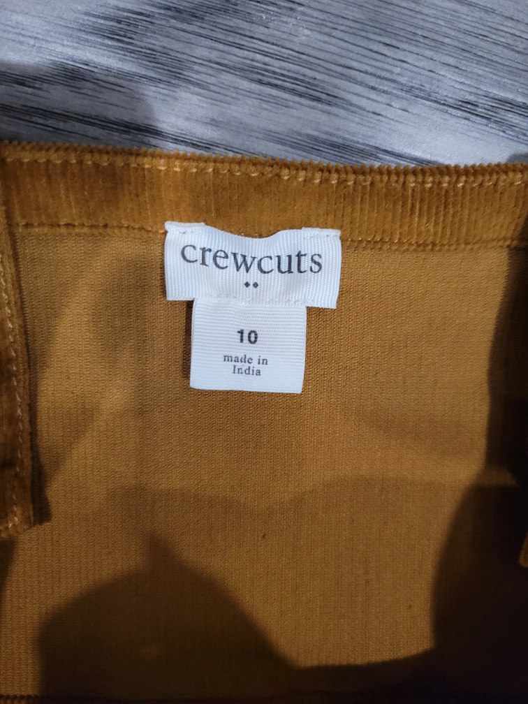 Crewcuts Corduroy Pinafore Dress Size 10 - photo 2