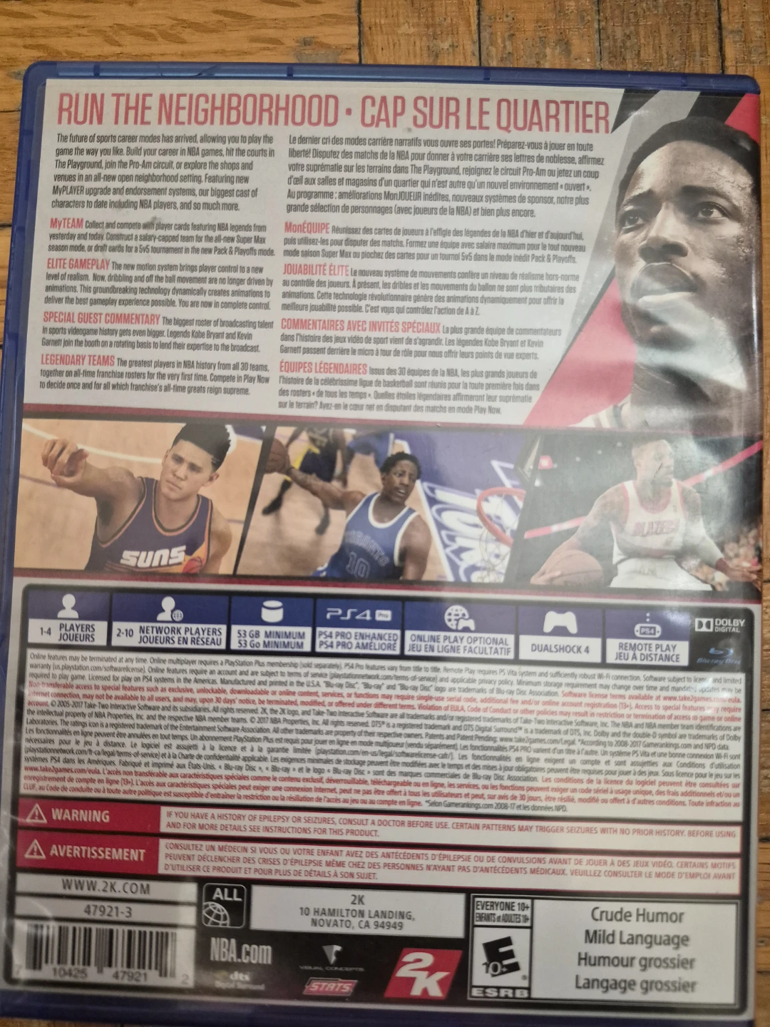 NBA 2K18 PS4 Video Game - photo 2