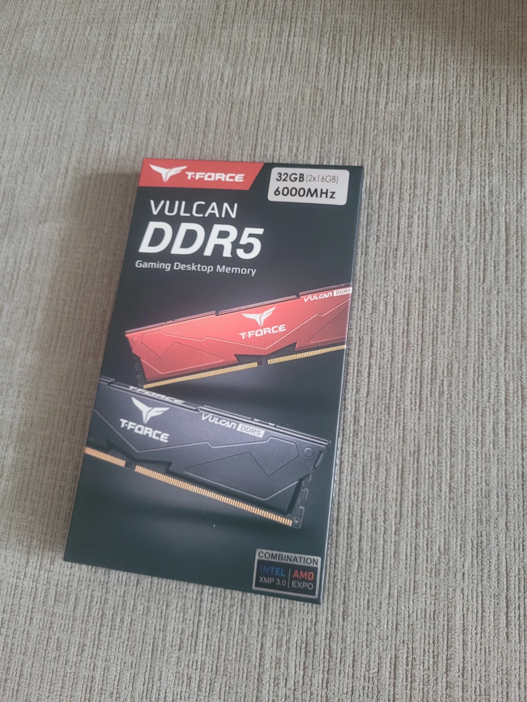 T-FORCE VULCAN DDR5 Gaming Desktop Memory 32GB (2x16GB) 6000MHz