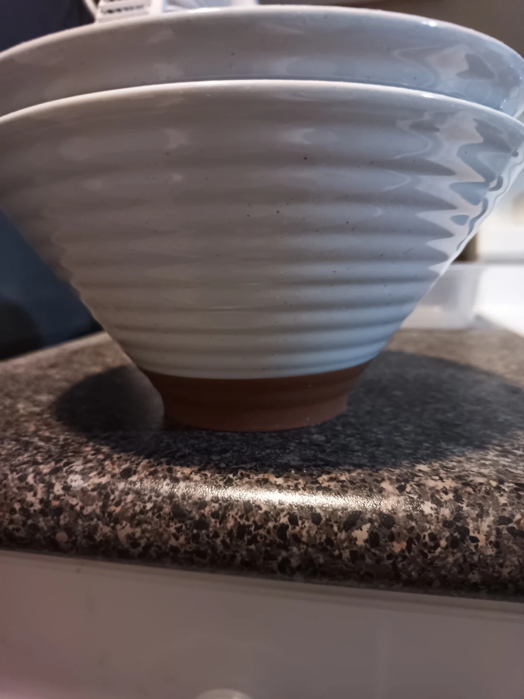 White Ceramic Bowl Set of 2 - photo 2