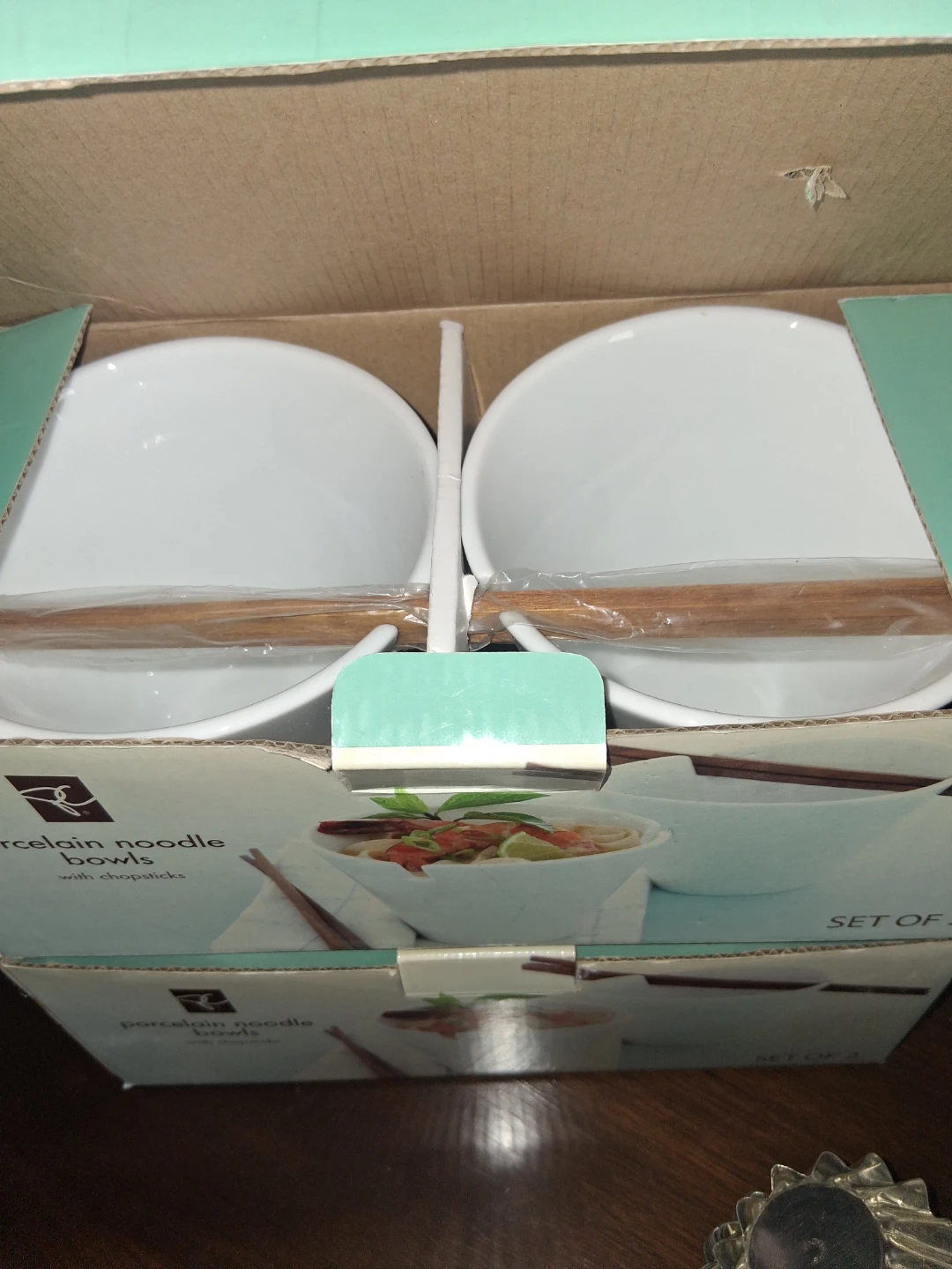 2 "Highlands Blue" Porcelain Mugs and 4 noodle bowls 4mugs - photo 3