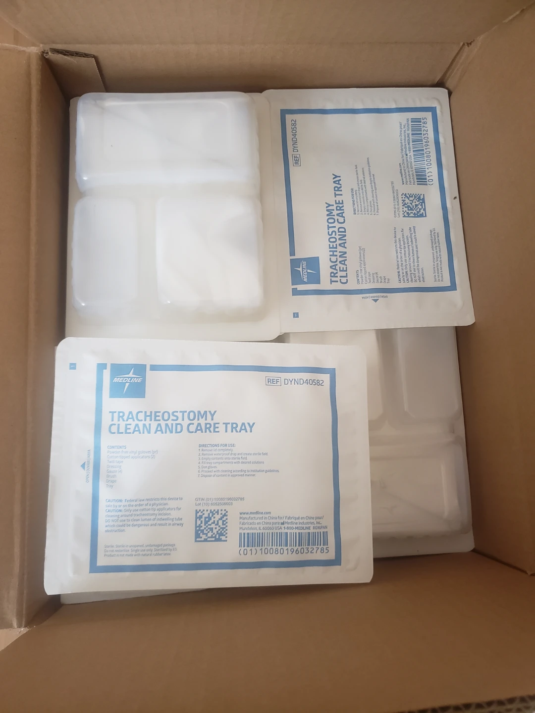 Medline Tracheostomy Clean and Care Tray - photo 3