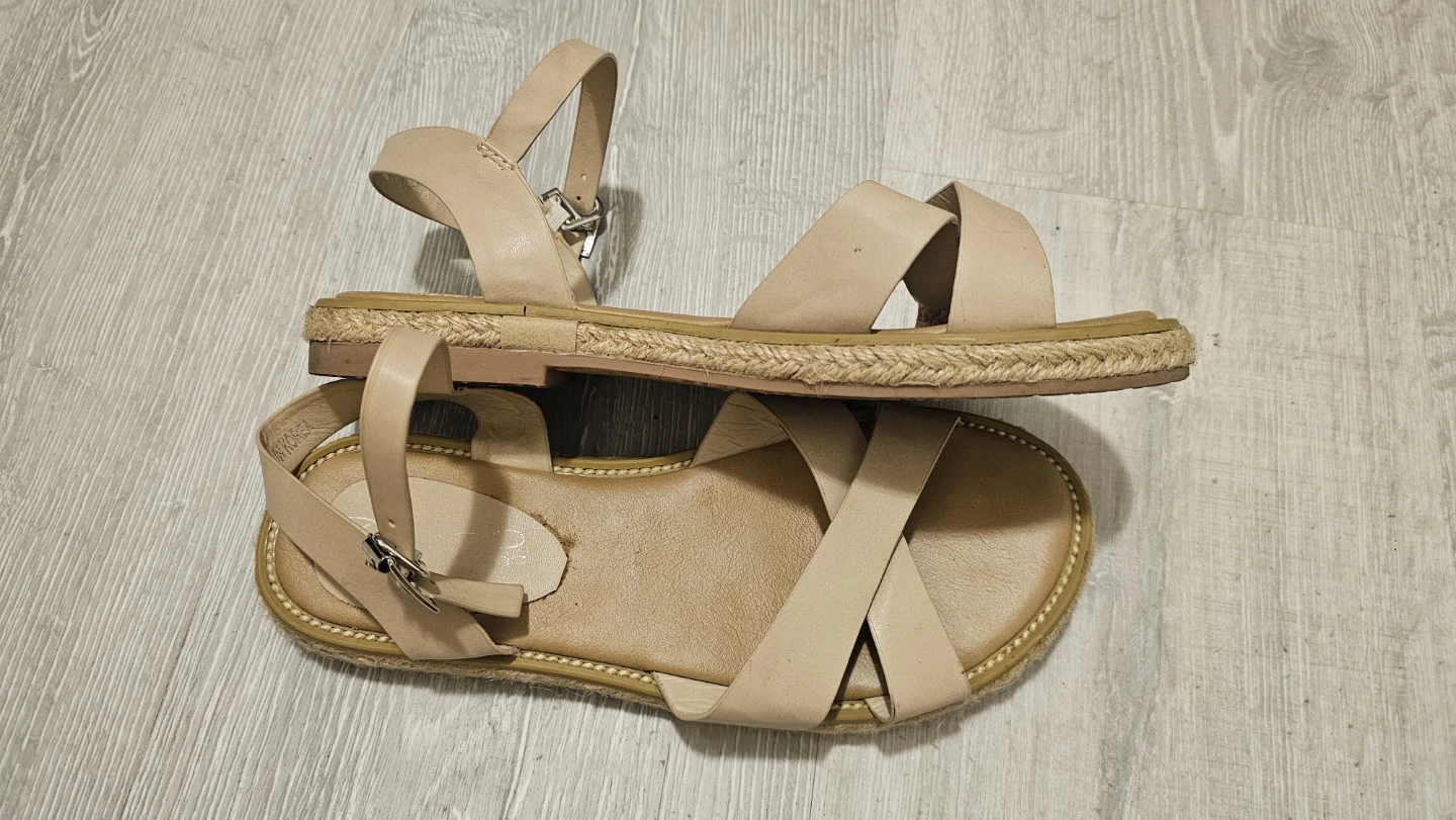 Beige Strappy Sandals-Women's Size 6 - photo 3