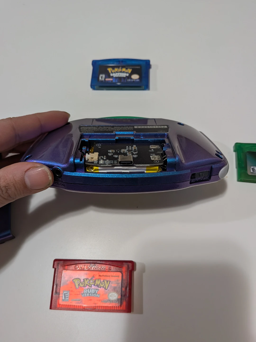 Game Boy Advance IPS Mod + USB-C - photo 2