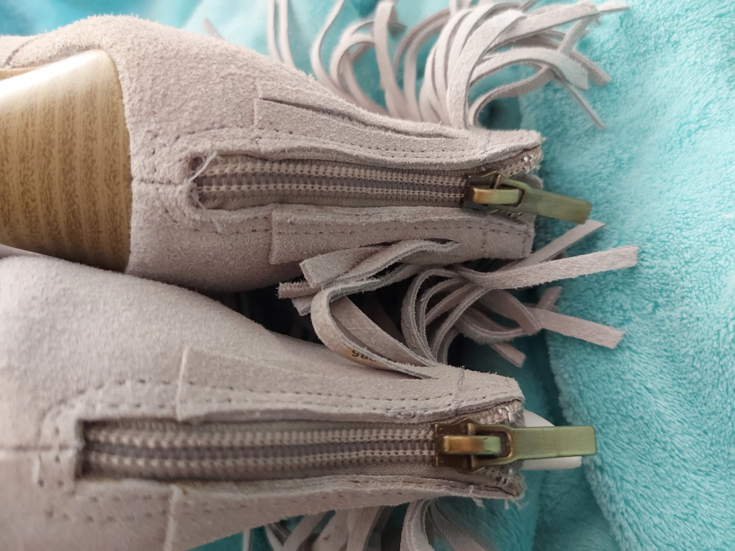 Fringe Ankle Boots - Size 8 - photo 5