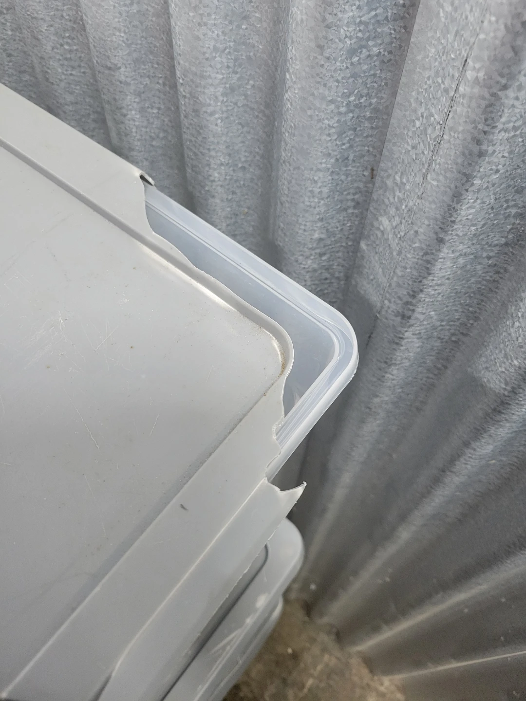 Lot of 6 Clear Plastic Storage Bins with Lids - photo 3