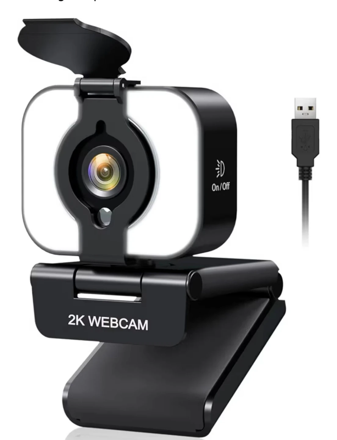 2K Webcam with USB Plug & Play