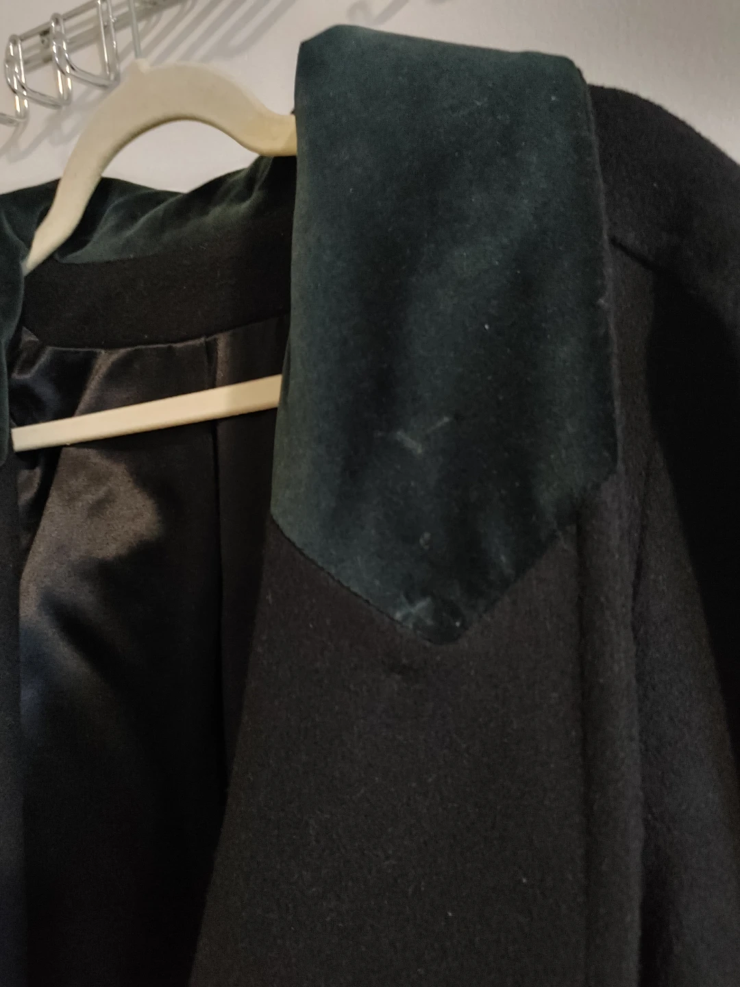 Vintage Boxy Black Ladies Coat - photo 2