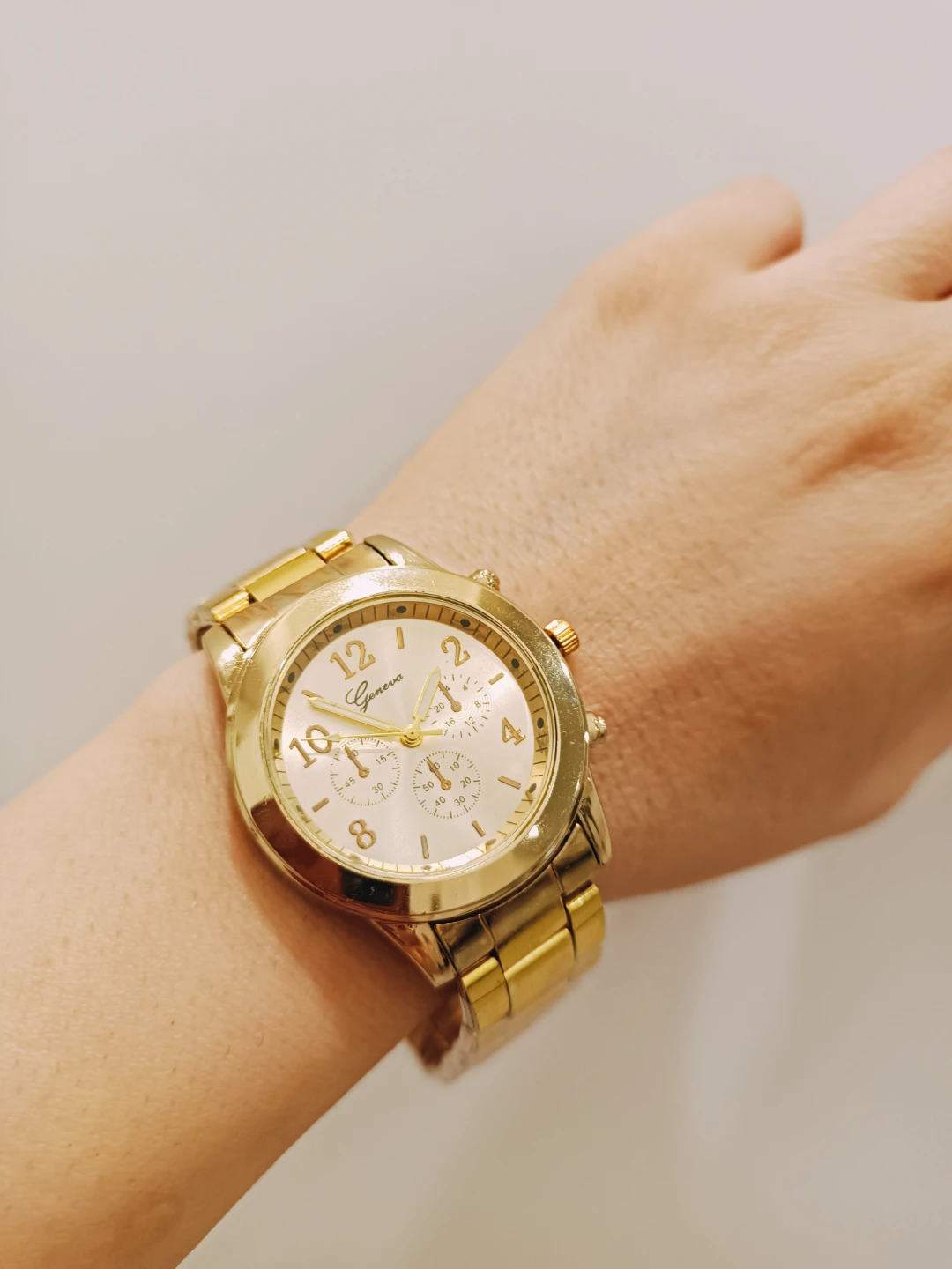 Gold Tone Chronograph Watch - photo 5