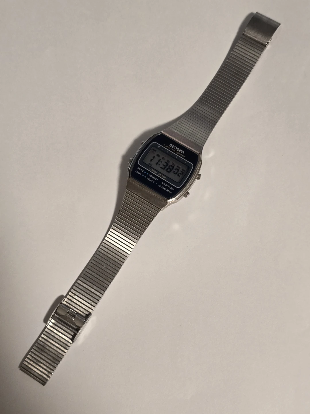 Vintage Sensor Alarm Chronograph Digital Watch - photo 4