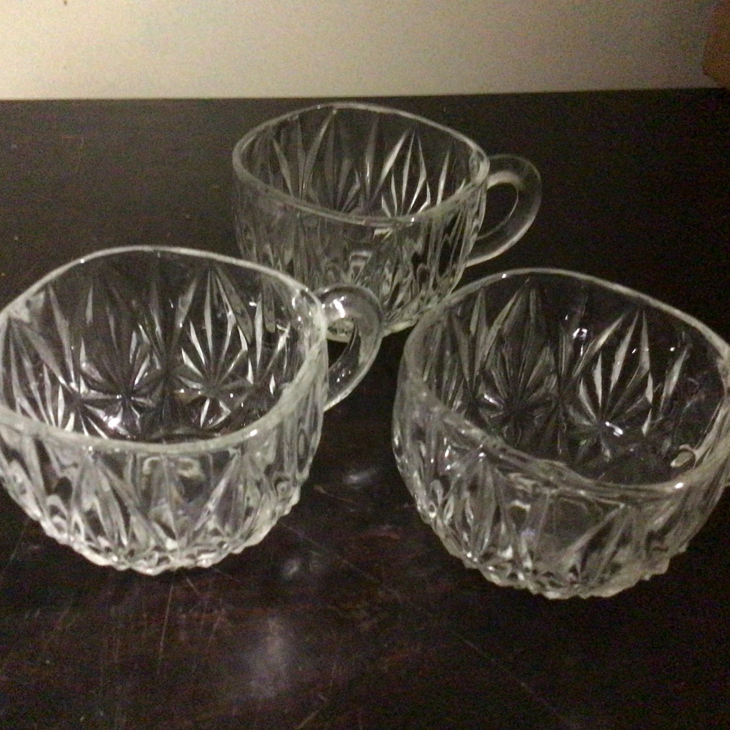 Crystal Glass punch cups