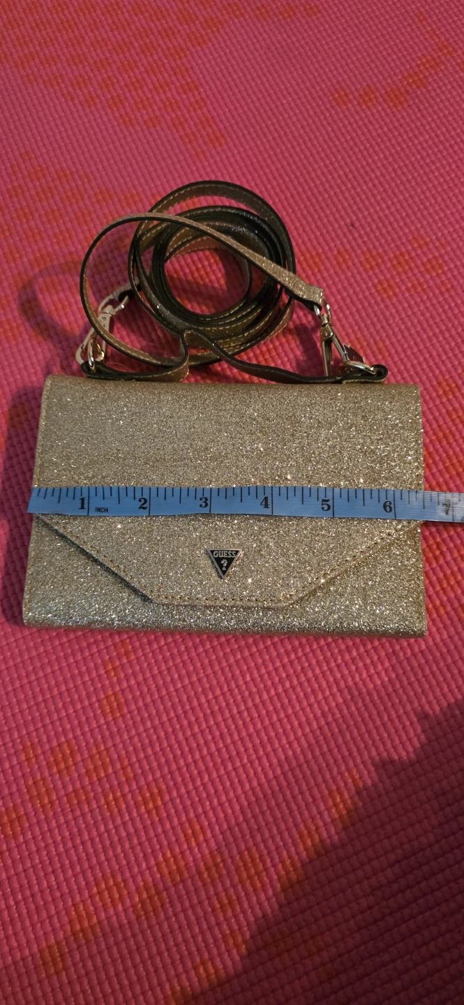 Guess Glitter Clutch/Wallet with Strap - photo 2
