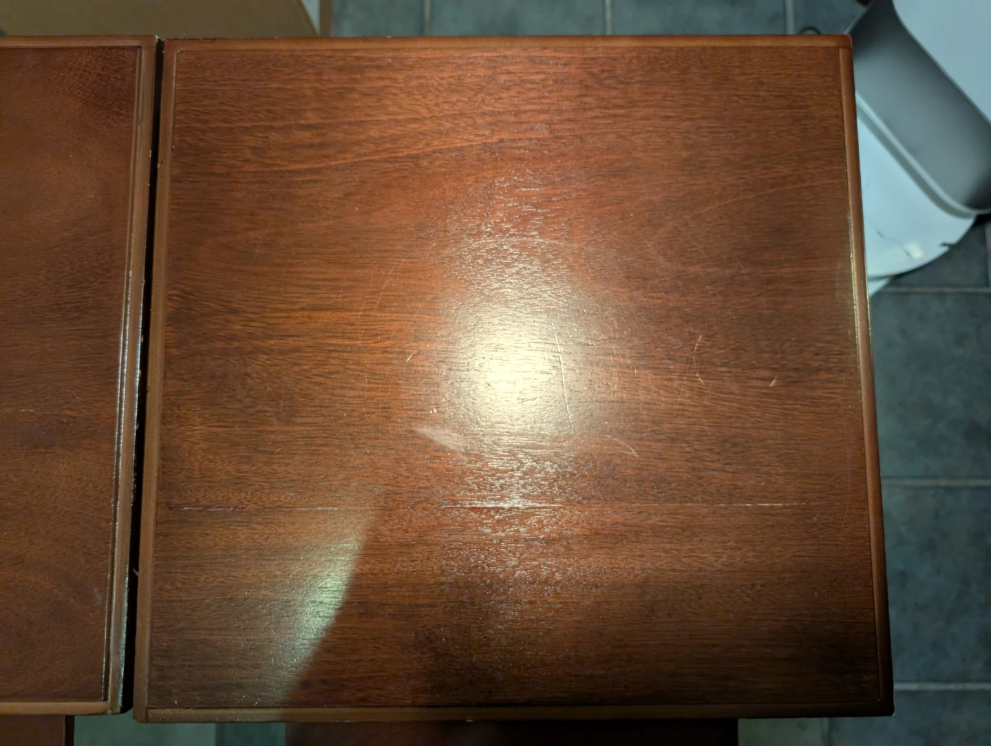 Nightstand Set with Drawer and Retractable Shelf - photo 5