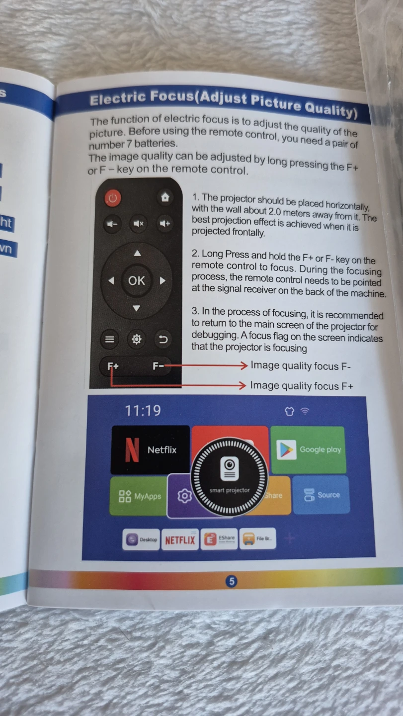 YGSKK Mini Projector with WiFi 6 & Bluetooth 5.3 - photo 3