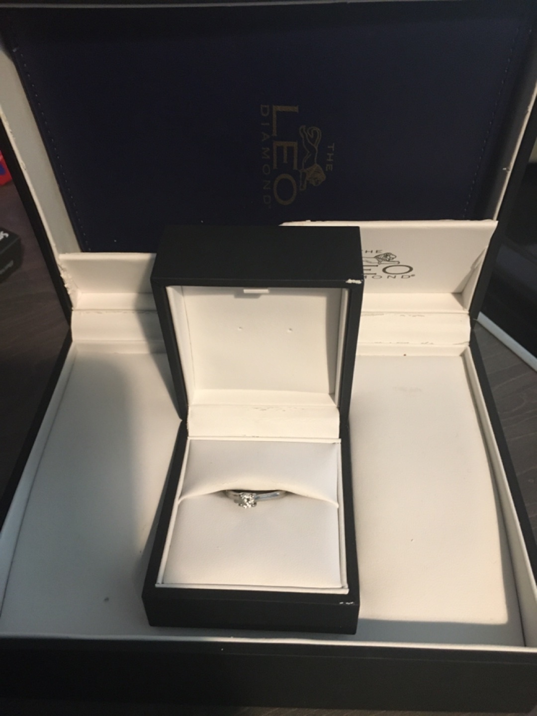 The Leo Diamond Platinum Ring - photo 5