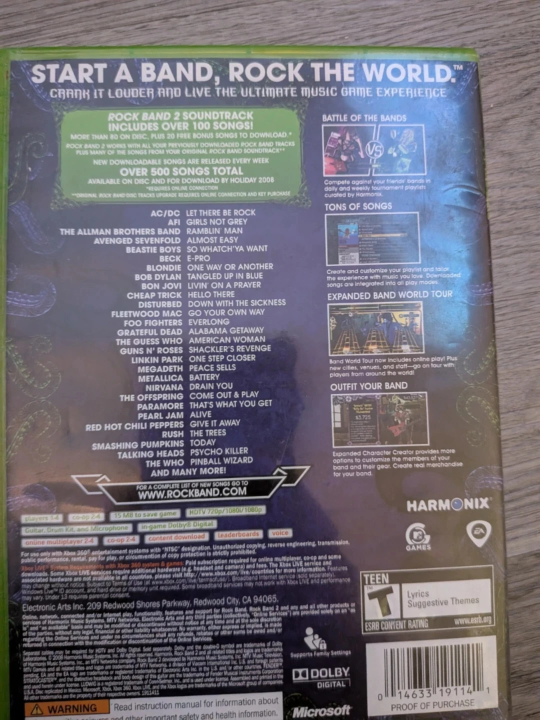 Rock Band 2 - Xbox 360 Game - photo 2
