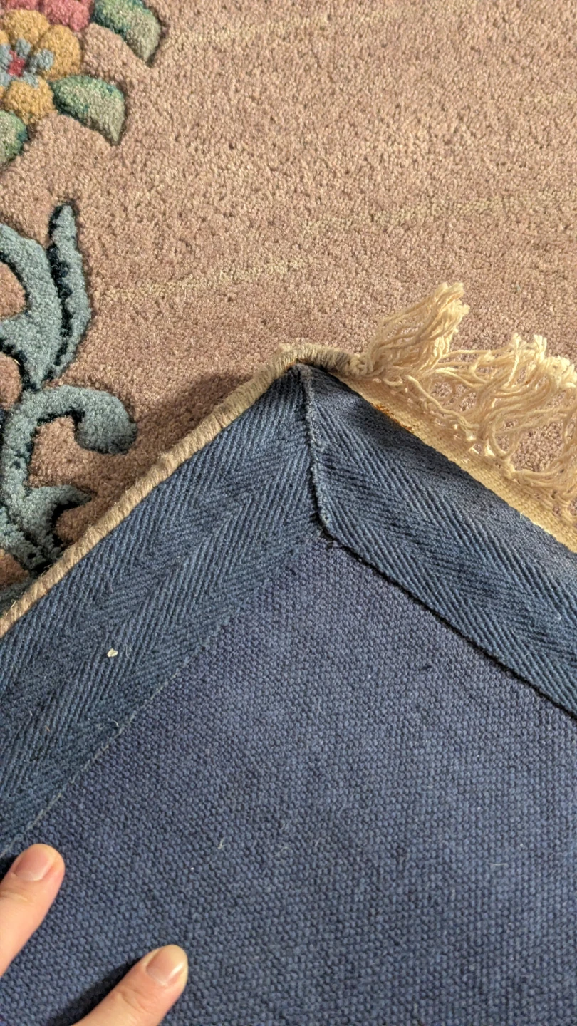 Stunning Handmade 100% Wool Rug - Indo-Savonnerie (Never used) - photo 4