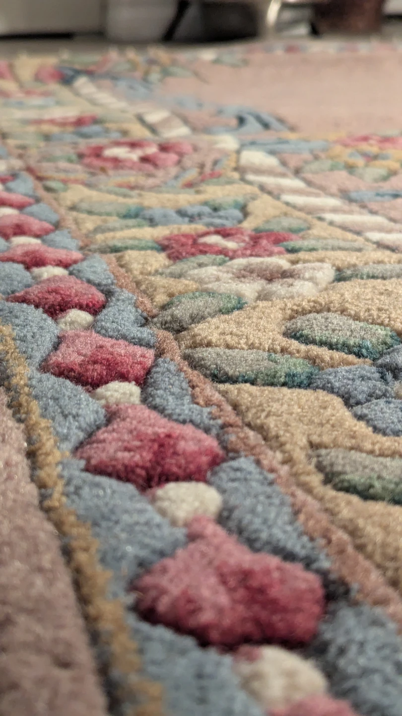 Stunning Handmade 100% Wool Rug - Indo-Savonnerie (Never used) - photo 5