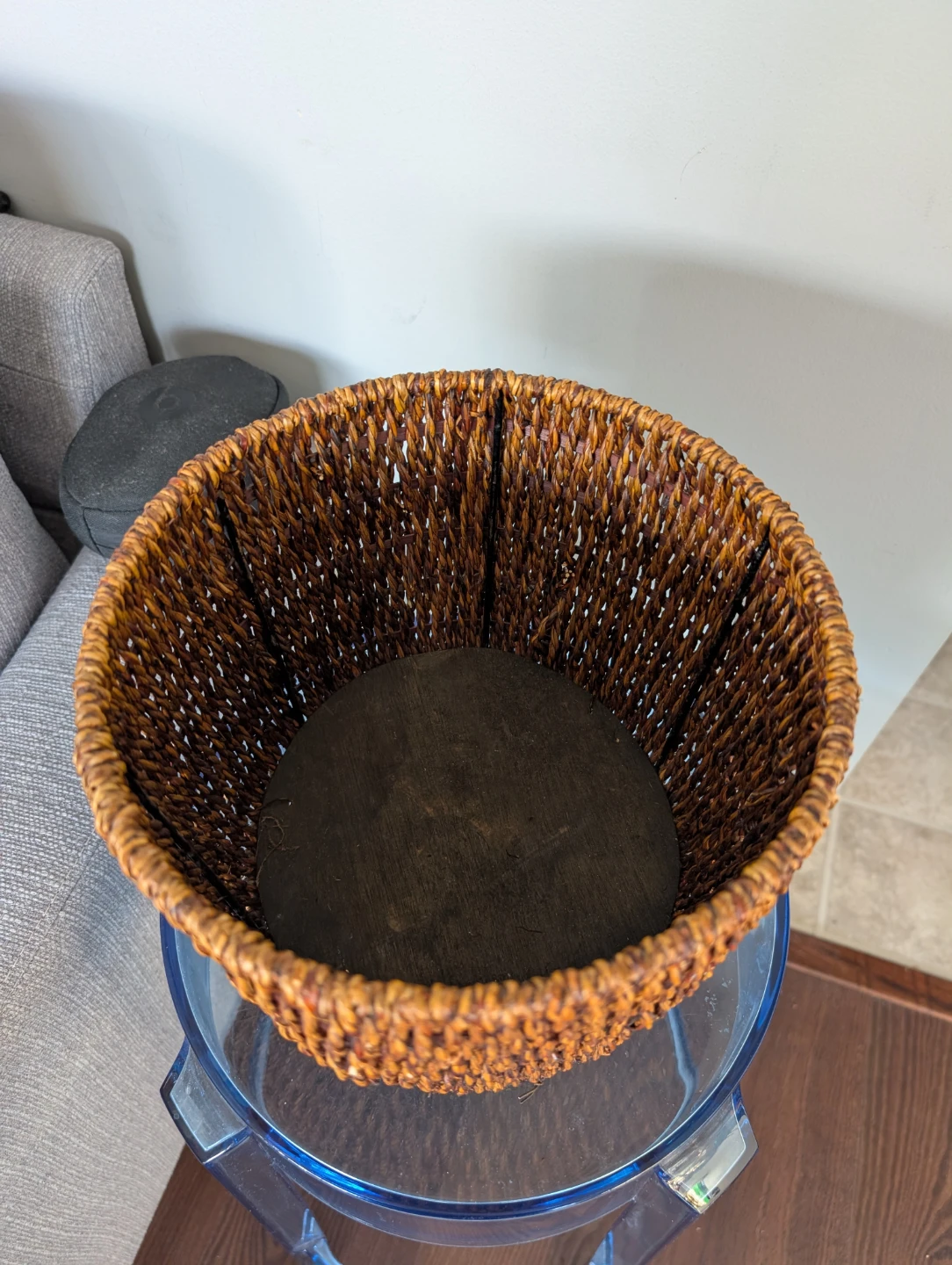 Woven Basket with Plant - photo 2