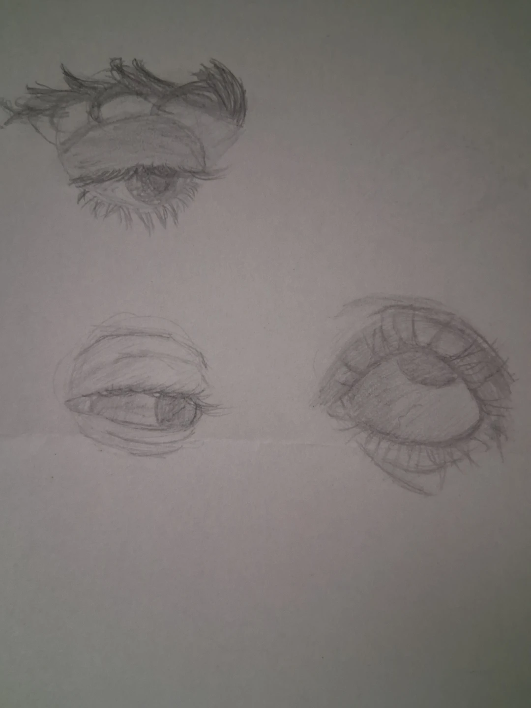 Pencil Sketch Drawings of Eyes