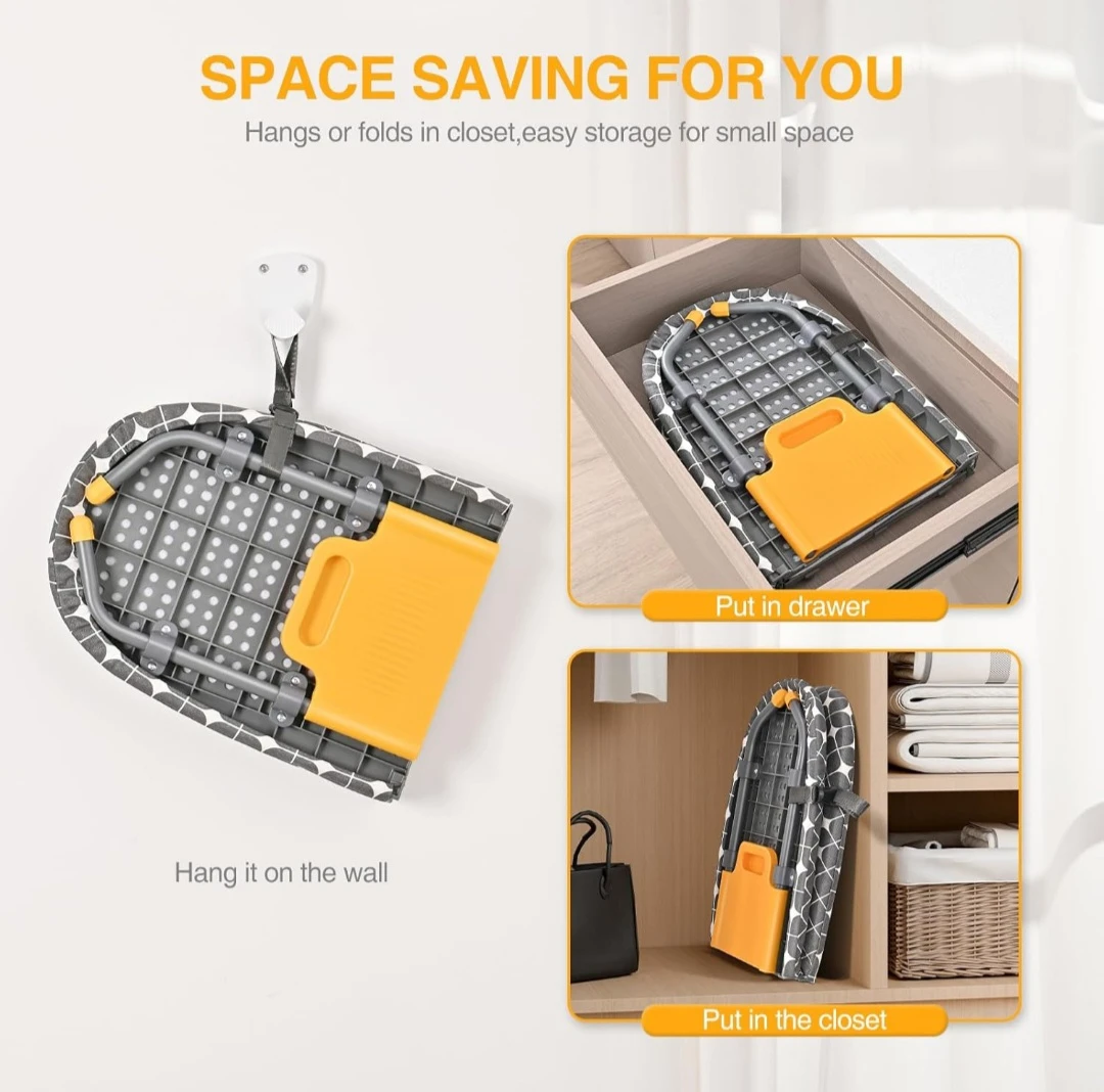 APEXCHASER Foldable Ironing Board, Tabletop Small Board ... - photo 3
