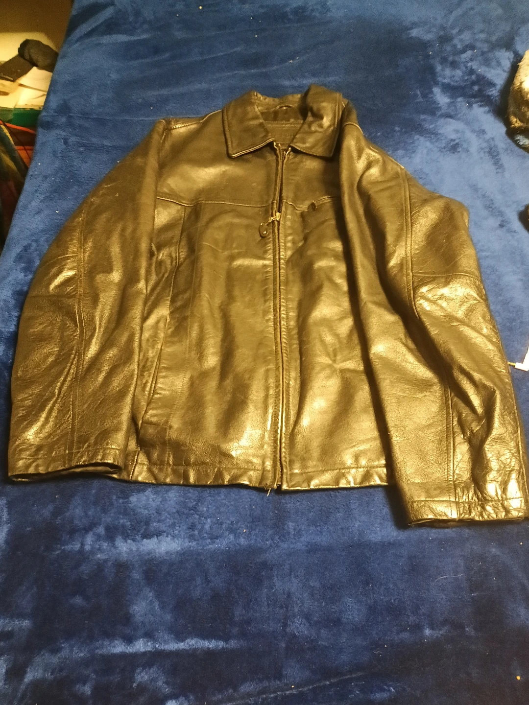 Men's Black Leather Jacket