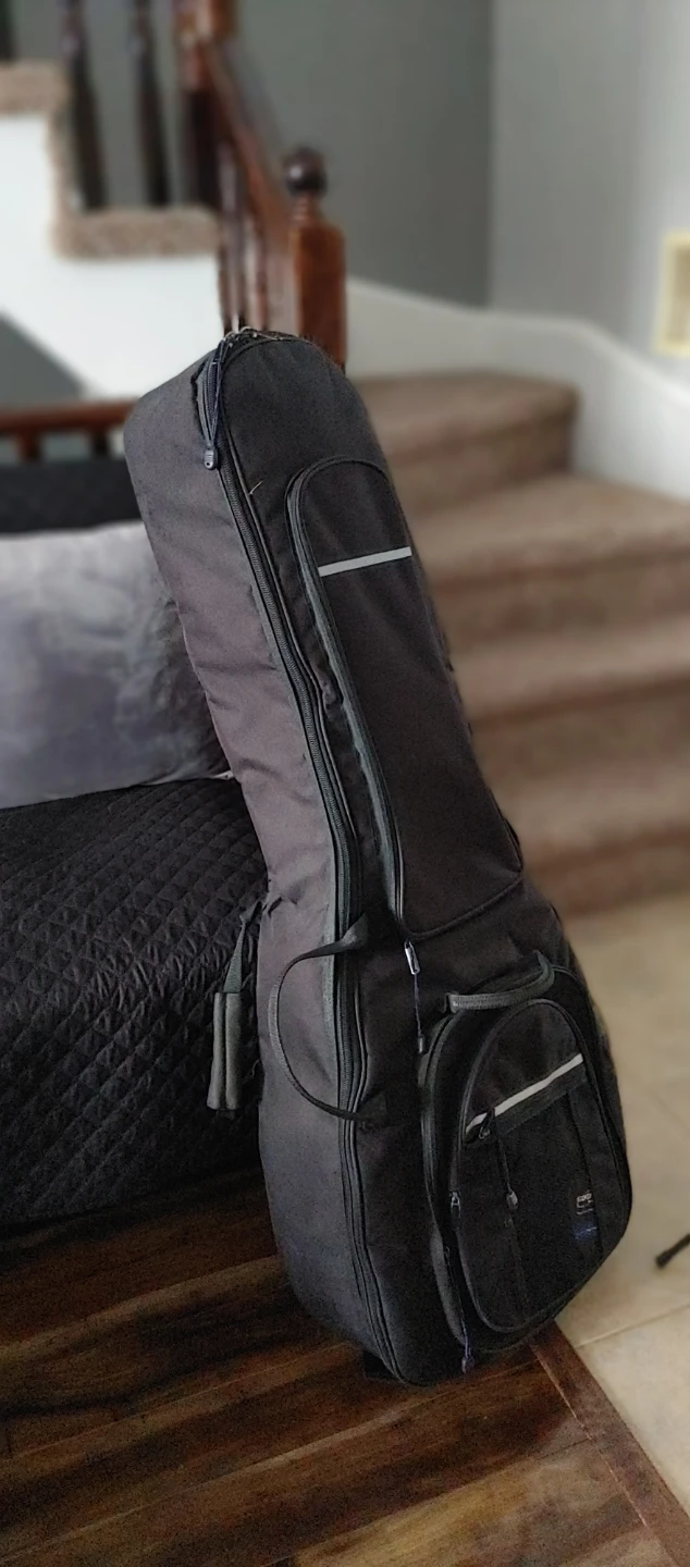 Acoustic Guitar with Case, Stand, Tuner, and Strings - photo 2